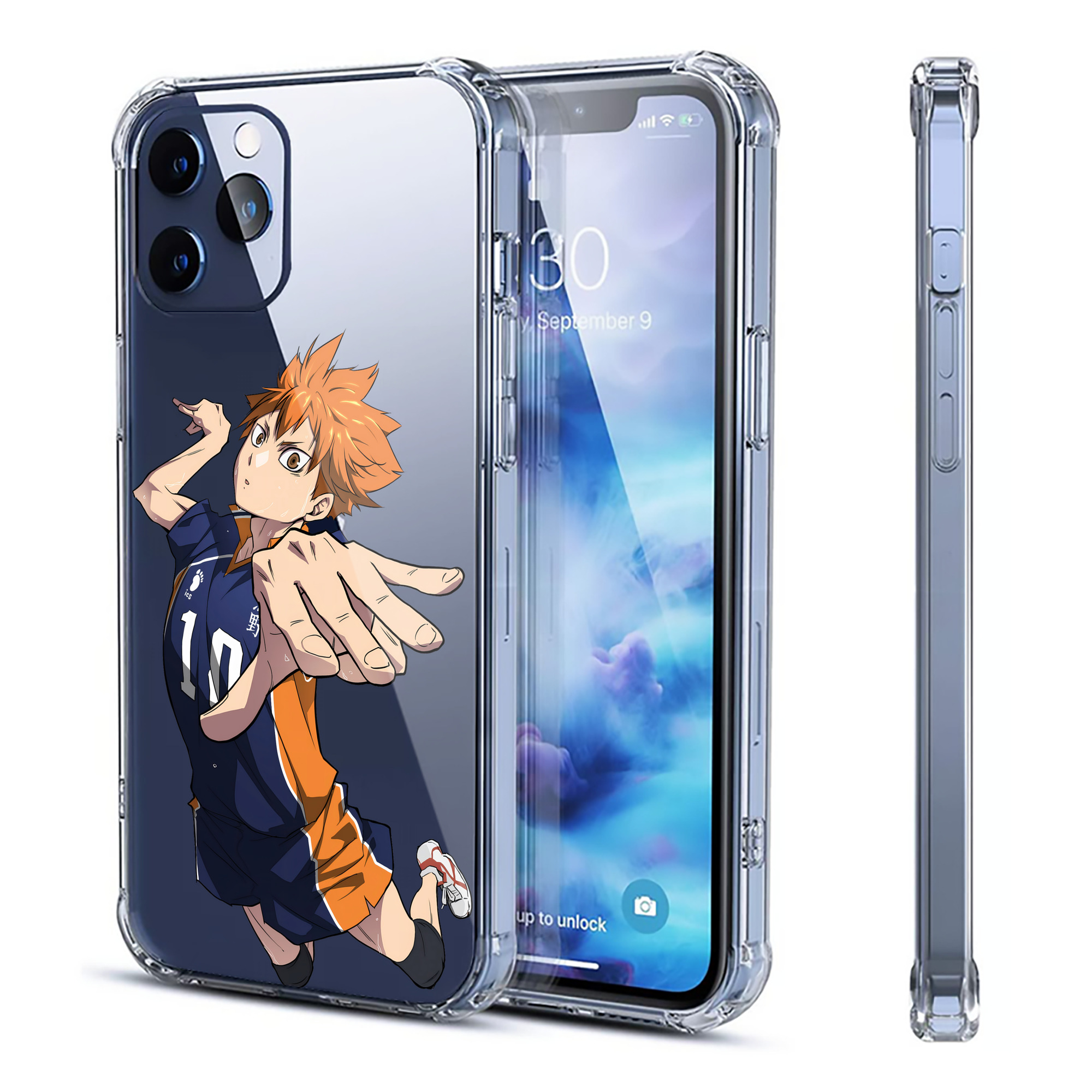 （画像用） ハイキュー!! Haikyu!! 【iPhone 12シリーズ対応】透明スマホケース（クリアソフトケース）